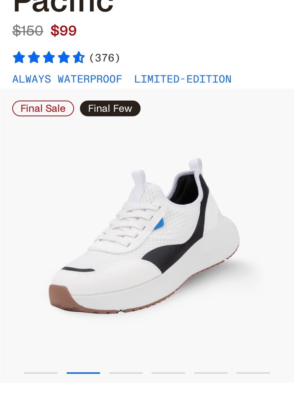Vessi Pacific Sneaker